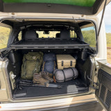 Black Rear Trunk Cargo Rack Basket Tray For 2007-2026 Jeep Wrangler JK JL