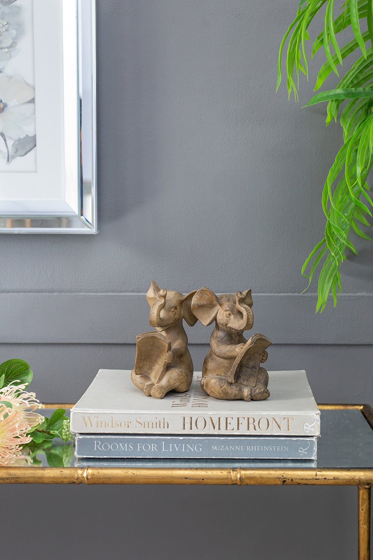Elephant Bookends Set of 2, 4.3x4x6 inches