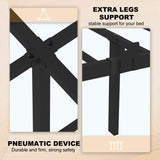 Full Engineered Wood Bed Frame Black