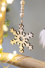 9.8x4.7' Snowflake Ornament, Hanging Home Decor Accents for Christmas Tree, Holi
