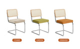 Set of 2 Fabric Dining Chair Champagne