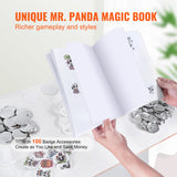 Button Maker Machine, 2.28 inch/58mm Pin Maker with 100pcs Button Parts, Ergonom
