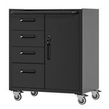 Metal Tool Storage Cabinet with Wheels - Garage