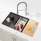 Stainless Steel Undermount Kitchen Sink 30"x19" Single Bowl