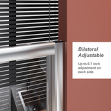 48.in W x 72.in H Single Sliding Shower Door