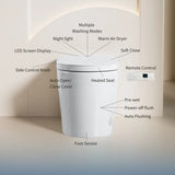 Tankless Smart Toilet With Bidet Built In, One-piece, Auto Flush