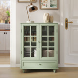 Mint Green Modern Wooden Storage Sideboard Cabinet 28"x15"x36