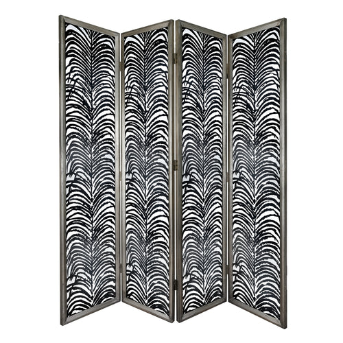 4-Panel Room Divider Screen 18x73 Feet Herero Decorative