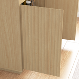 4 Door Sideboard Buffet Cabinet with Power Outlet