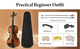 Professional 4/4 Full Size Violin Set - Durable, Lightweight Design
