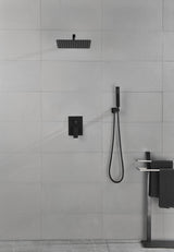 10" Luxury Rain Shower Head Wall Mounted Combo Set