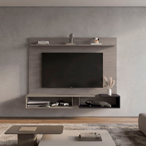 65" TV Stand with 5 Open Shelves Media Console