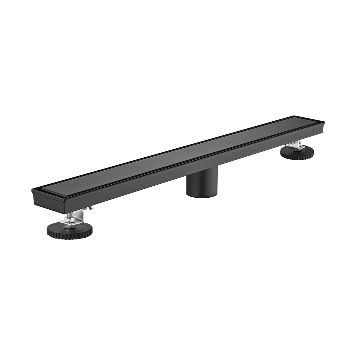 24" Linear Shower Drain with Hair Strainer and Leveling Feet