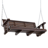 Wood Outdoor Bench Brown