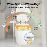 Unique Smart Toile, One Piece Toilet with Bidet Built