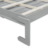 Full Engineered Wood Murphy Bed Gray