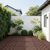 Plastic interlocking decking tiles, 44 packs of terrace decking tiles