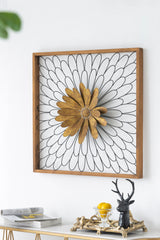 30x2x30 Ashlyn Bloom Wall Decor for Living Room Kitchen Foyer