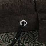 Linen Recliner Dark Gray