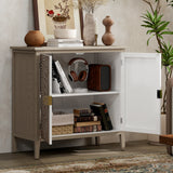 2 Door Cabinet, American Furniture, Suitable for Bedroom, Living Room, Study