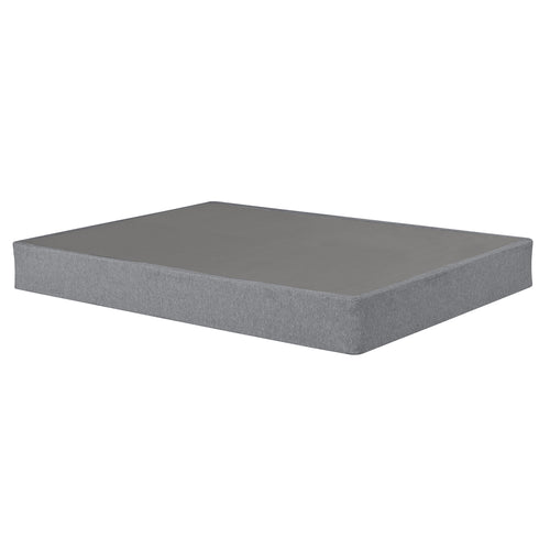 9" Full Size Foldable Metal Box Spring Bed Foundation, Gray