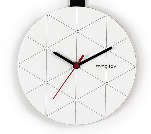 Minuet Black Wall Clock