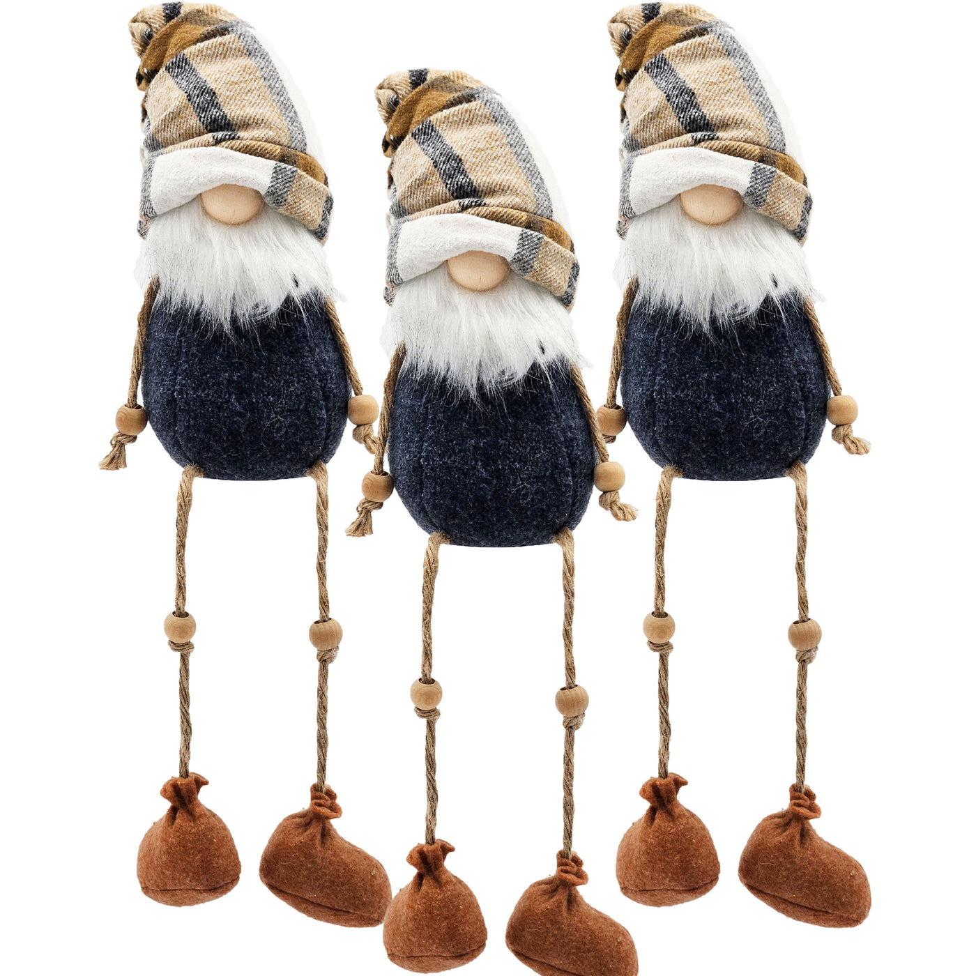 Fall Thanksgiving Gnomes Decorations - 3 Piece Harvest Table Ornaments