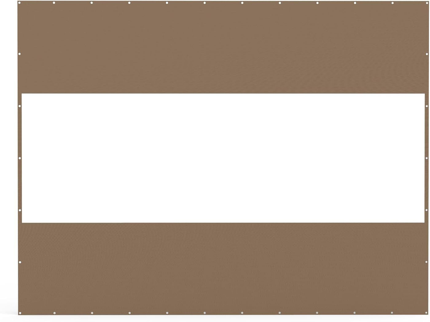 10'H x 13'W Waterproof PVC Outdoor Curtain Panel, Brown