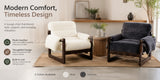 Chenille Accent Chair Beige