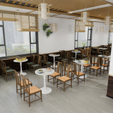 Metal Dining Table White