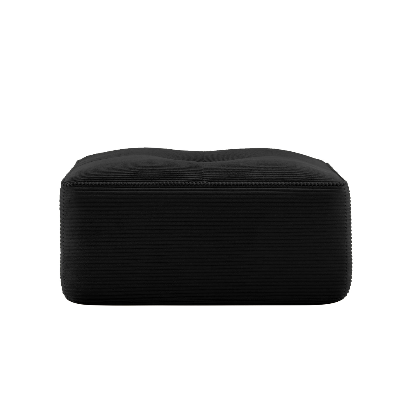Ottoman Corduroy - Black