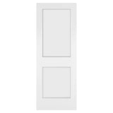 30 in. x 80 in. x 1-3/8 in. Shaker White Primed 2-Panel Wooden Interior Door