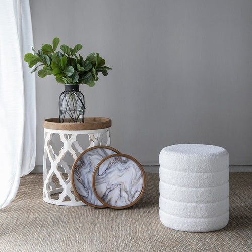 French Country Side Table Set 5 Piece
