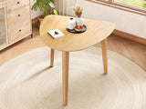 Engineered Wood Dining Table Natural 39"