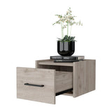 Floating Wall-Mounted Nightstand with Drawer, 13.8" Wide