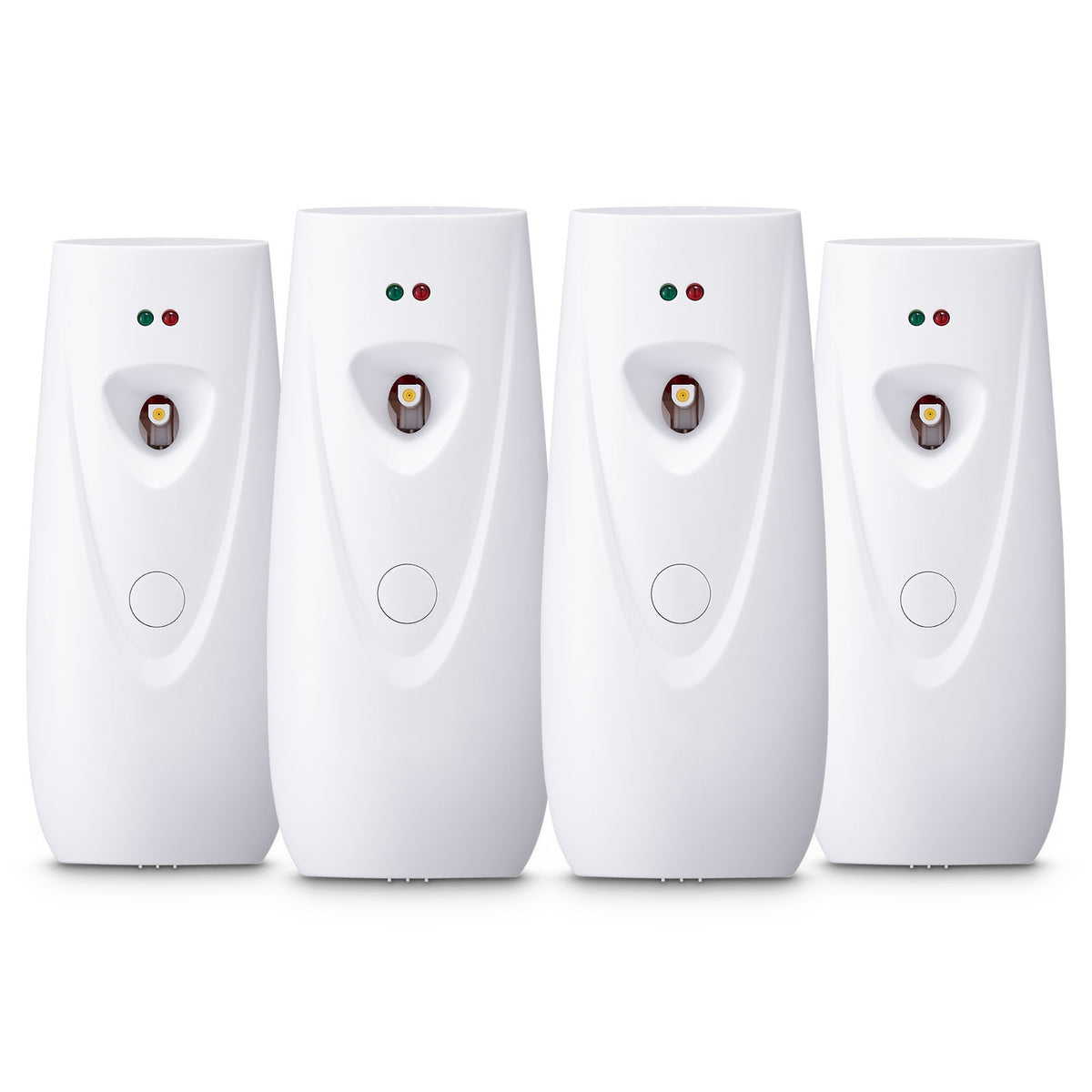 Automatic Air Freshener Spray Dispenser, 4-Pack, Wall Mounted or Free Standing