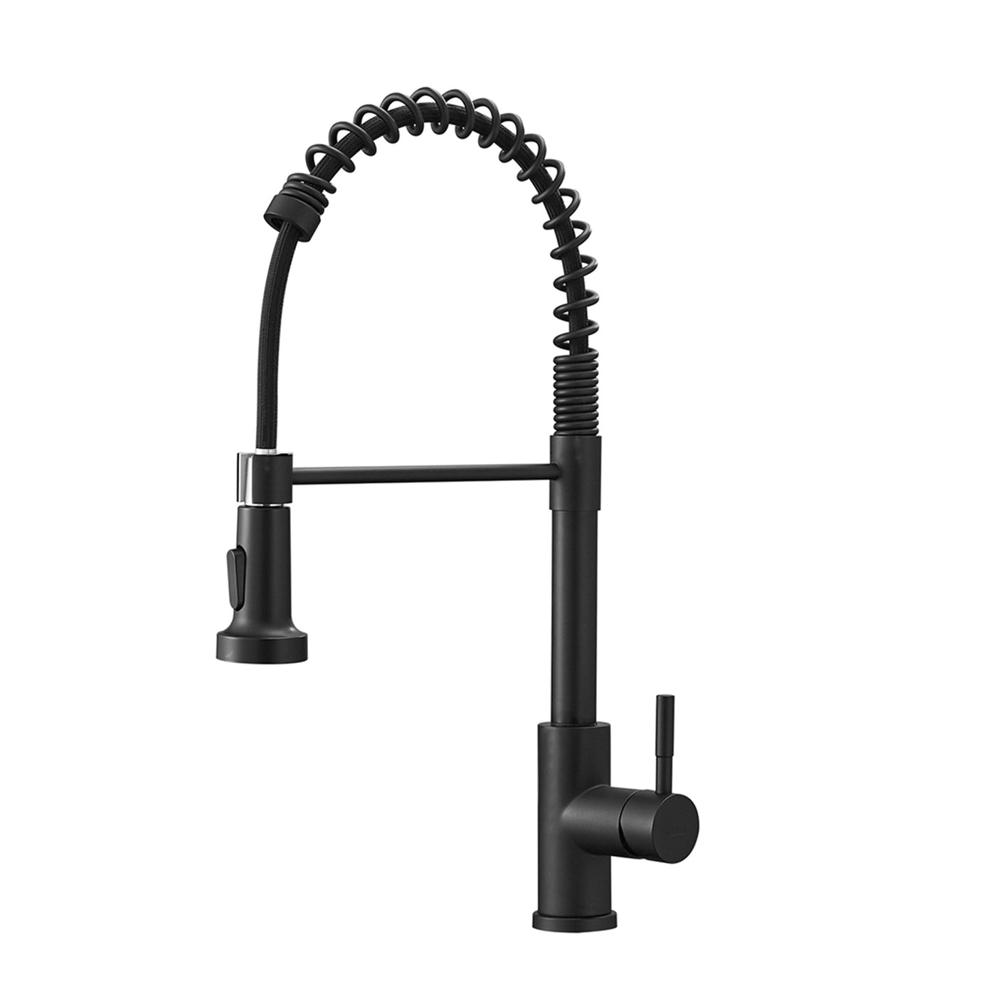 Black Stainless Steel Pull Down Kitchen Sink Faucet Single Handle