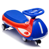 12V Kids ride on Electric Wiggle Car W/2-in-1 Smart Design,Controllable LED Ligh