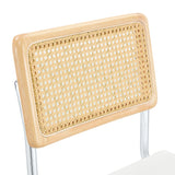 Set of 2 Faux Leather Bar Stool White