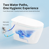 Tankless Smart Toilet With Bidet Built In, One-piece Bidet Toilet Seat
