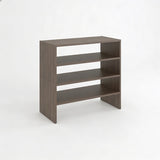 Shoe Rack - Modern Multi-Tier - Engineered Wood - Gray Walnut