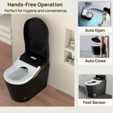 Tankless Modern Smart Toilet With Bidet, Auto Flush, Auto Open/Close