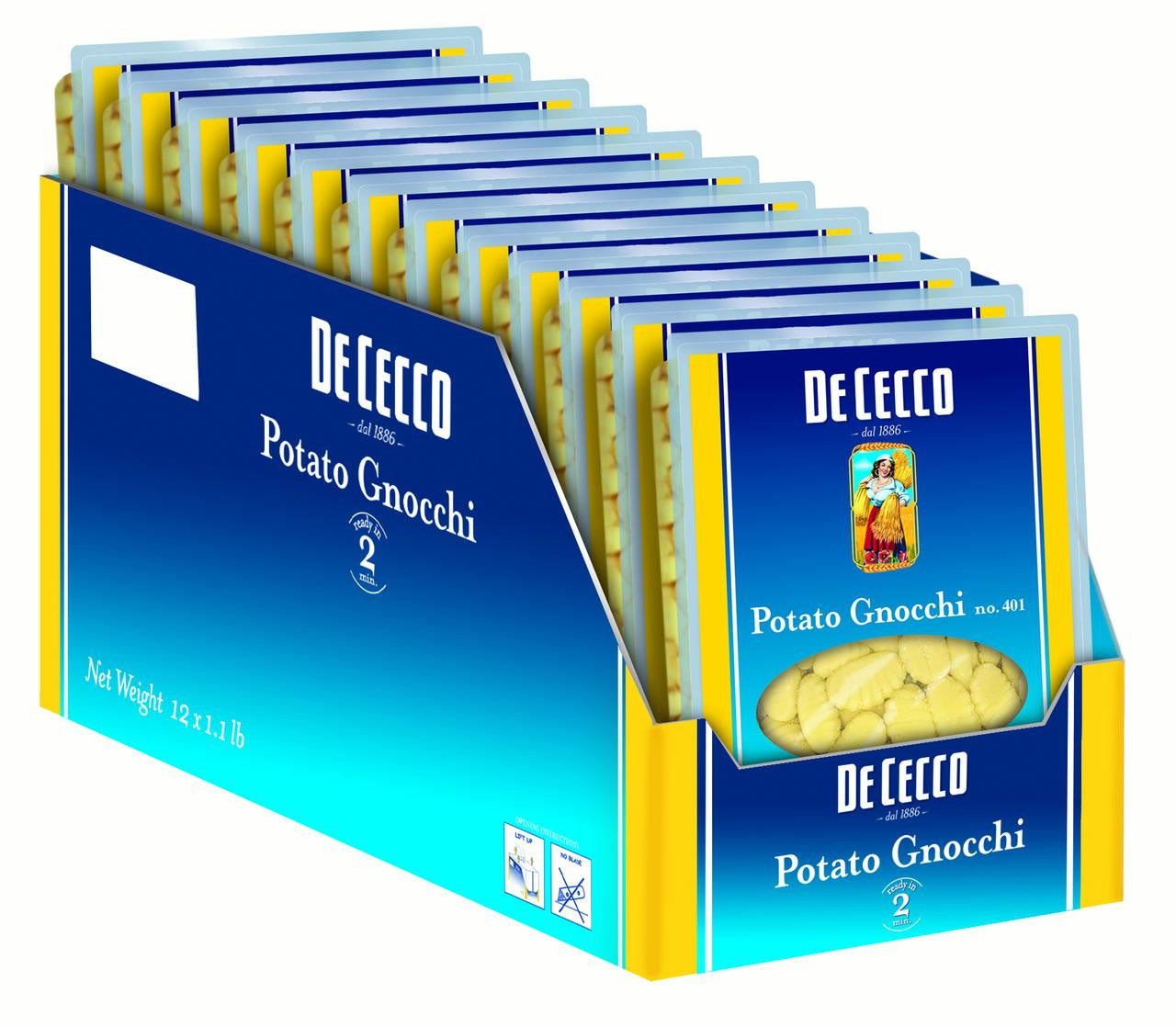 DECECCO POTATO GNOCCHI ( 12 X 17.5 OZ   )-1