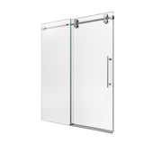 56"-60"W*72" H Frameless Single Sliding Shower Door
