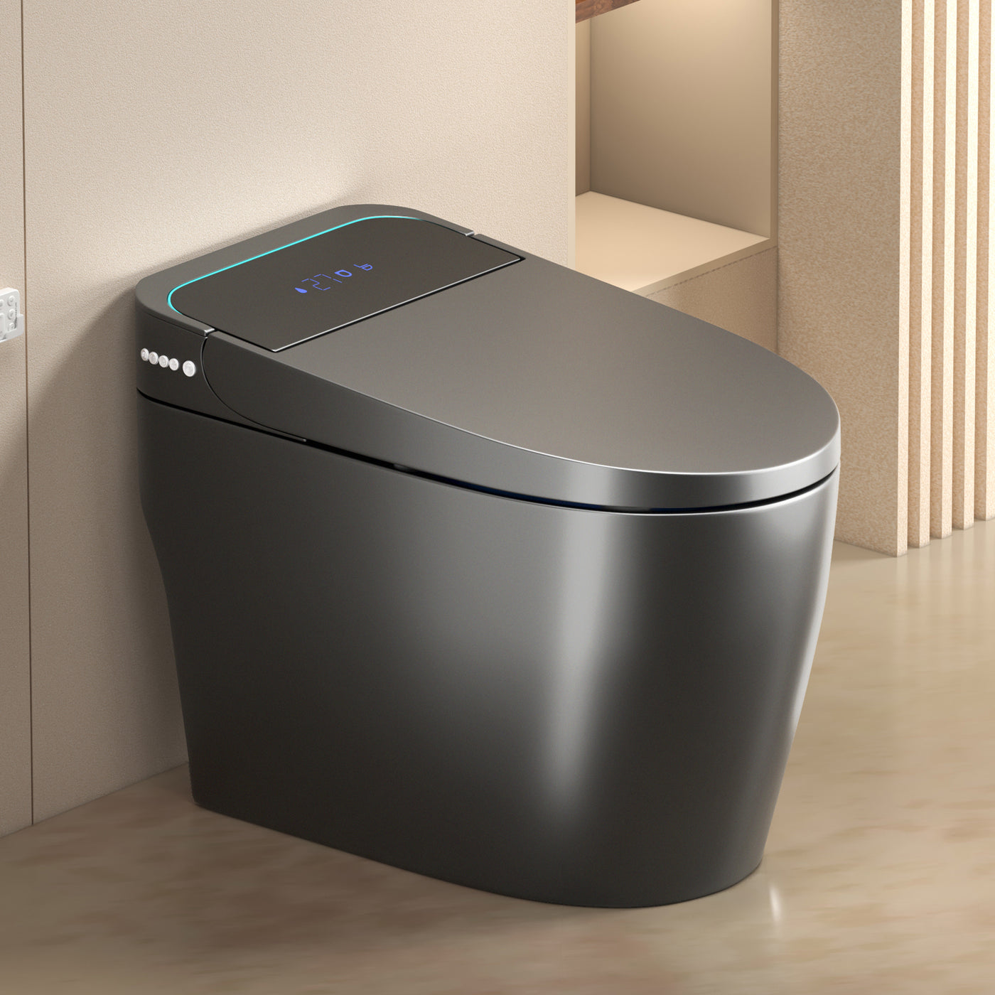 Unique Smart Toile,  One Piece Toilet with Bidet Built In,Intelligent Toilet ...