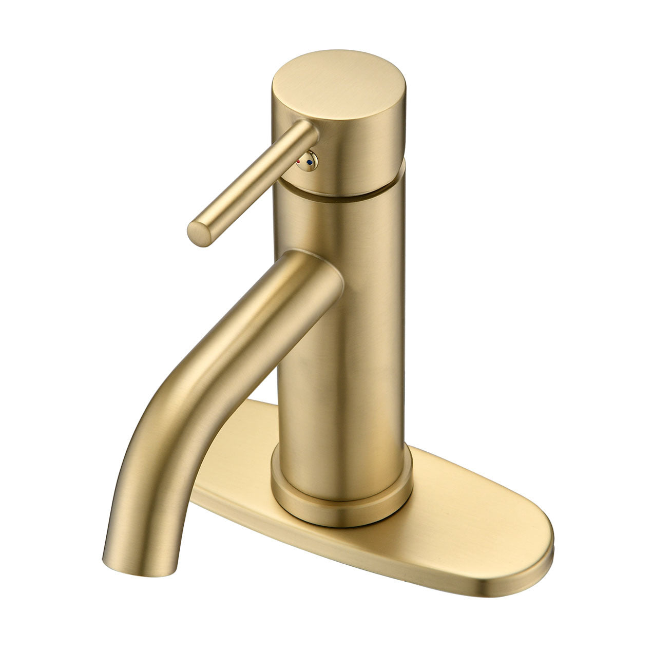 ADA Compliant Waterfall Bathroom Faucet 1 & 3-Hole Brushed Gold