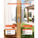 Mechanical Keyless Entry Door Lock, 2.0 Code Upgrade, 4-7 Digits Code