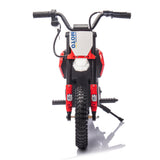 24V Kids Ride On Electric Toy Motocross Motorcycle,200W High Speed Hub Motor,Rea