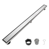 30 Inch Linear Shower Drain 304 Stainless Steel with Hair Strainer