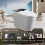 Tankless Smart Toilet With Bidet Built In, One-piece Bidet Toilet Seat